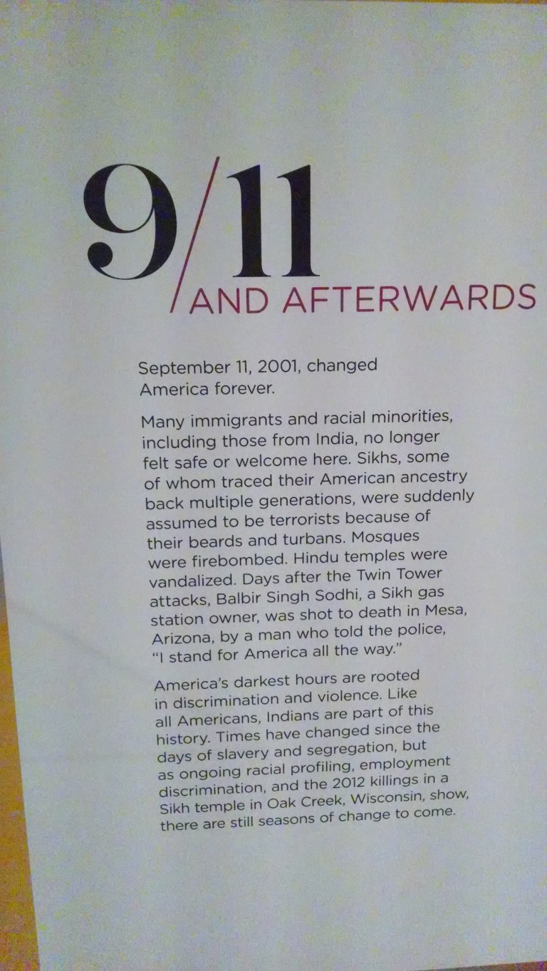 Smithsonian Exhibit: Since  9/11, Indian Americans Don’t Feel ‘Safe Or Welcome Here’