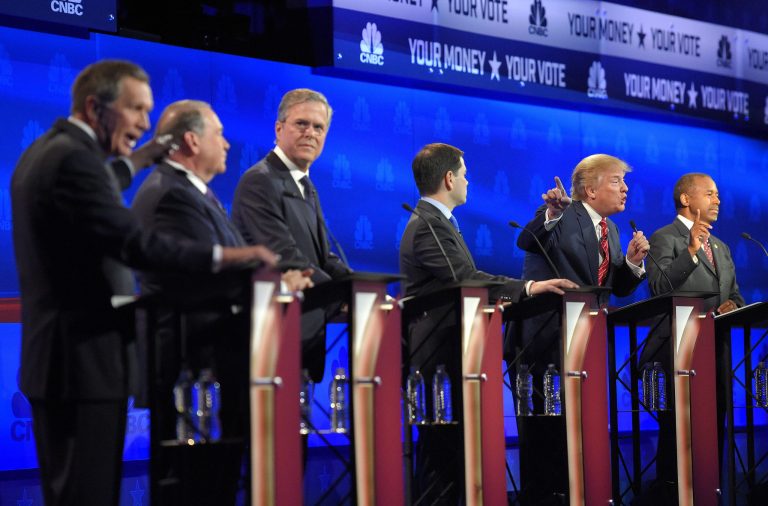 The stage is no longer so crowded. (AP Photo/Mark J. Terrill, File)