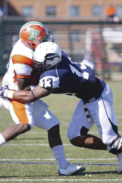 Howard University courtesy photo
Linebacker Keith Pough led Howard in tackles and had 10.5 sacks last season. The Bison play Morehouse on Saturday at RFK.