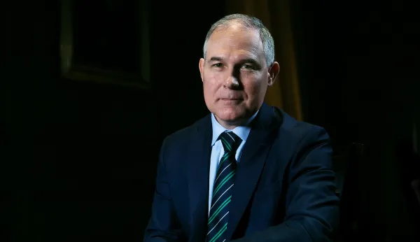 Scott Pruitt out at EPA