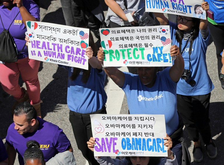 People may reject the attempt because they've been conditioned to see healthcare as an entitlement. (AP Photo/Reed Saxon)