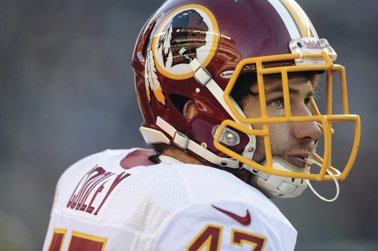 Patrick McDermott/Getty Images
Tight end Chris Cooley caught one pass in 10 games for the Redskins last season.