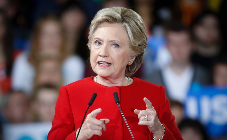 The FBI requested all the computers that were used in conjunction with Hillary Clinton's private server, but a new report states the former secretary of state's top aides were never asked to turn over their computers or smartphones. (AP Photo/John Minchillo)