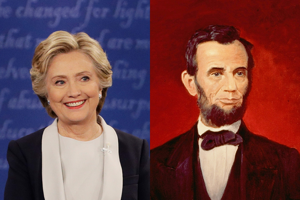 Hillary is no Honest Abe