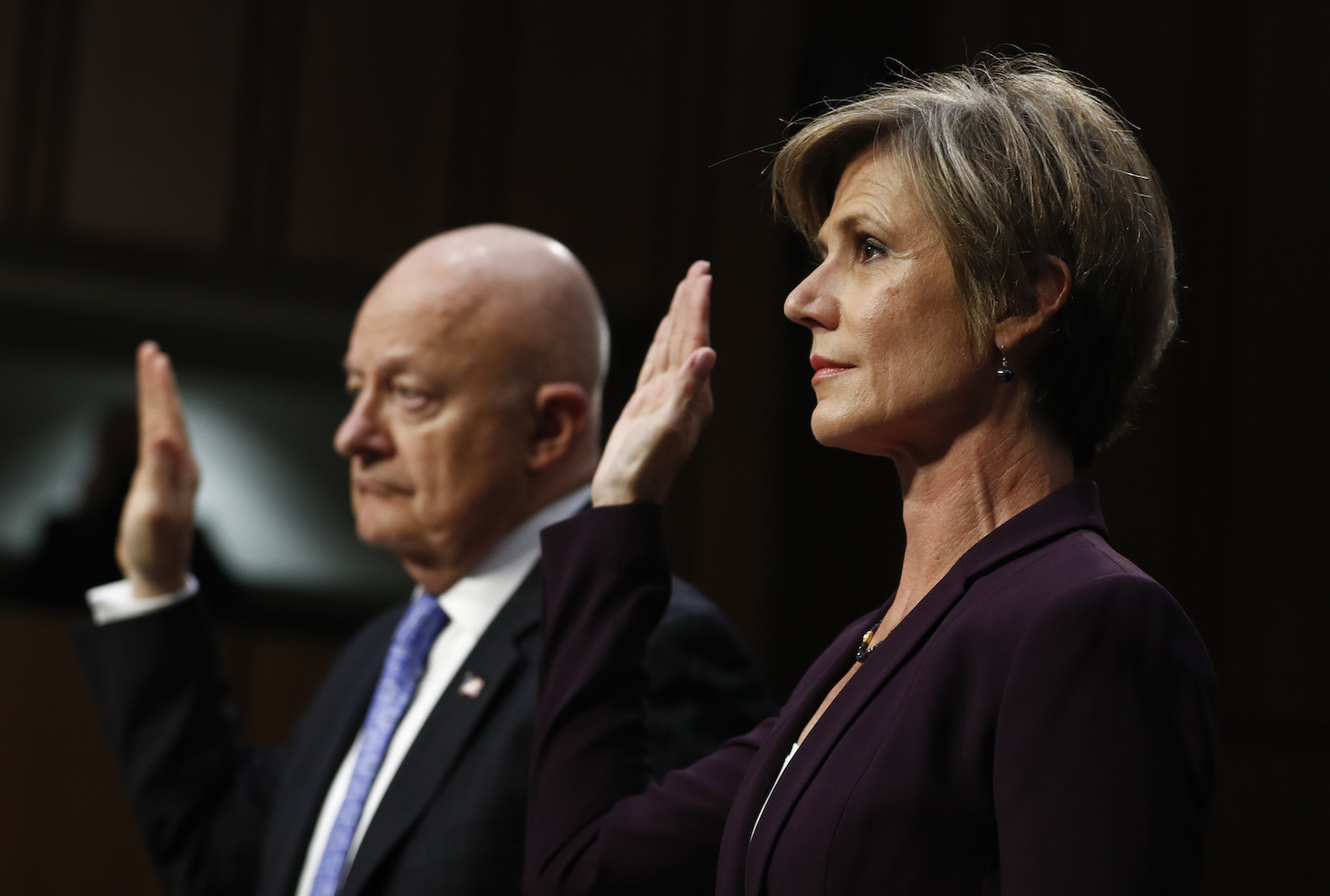 Watch: Yates, Clapper say they never leaked information to media about Trump