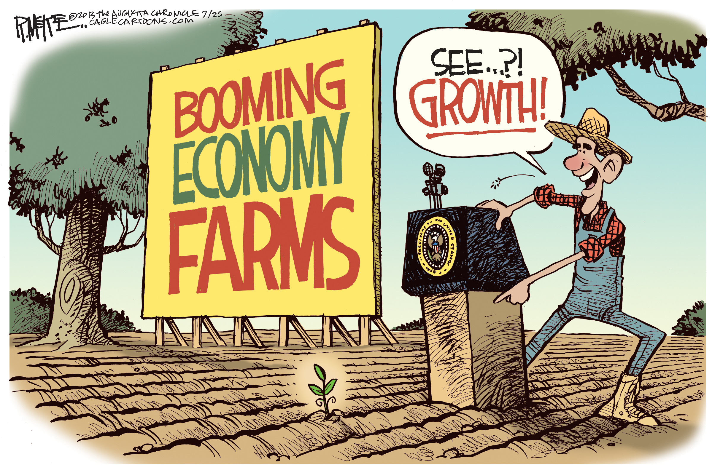 Editorial cartoon: Seeds of doubt?