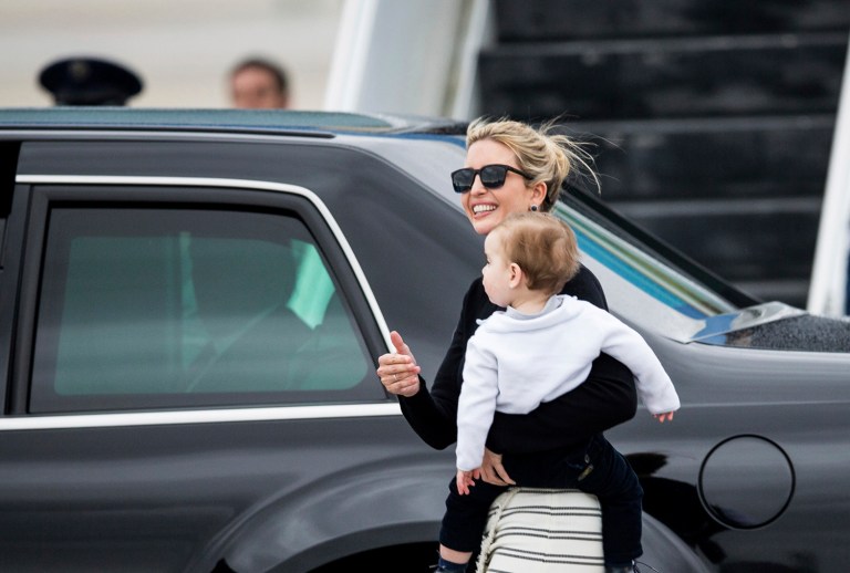 February was a chaotic month for the first daughter's eponymous women's clothing line. (Michael Ares /Palm Beach Post via AP)