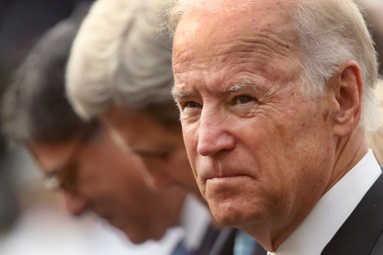 But despite the rumbling about potential hires, Democratic operatives are increasingly doubting that Biden will run. (AP Photo/Andrew Harnik)