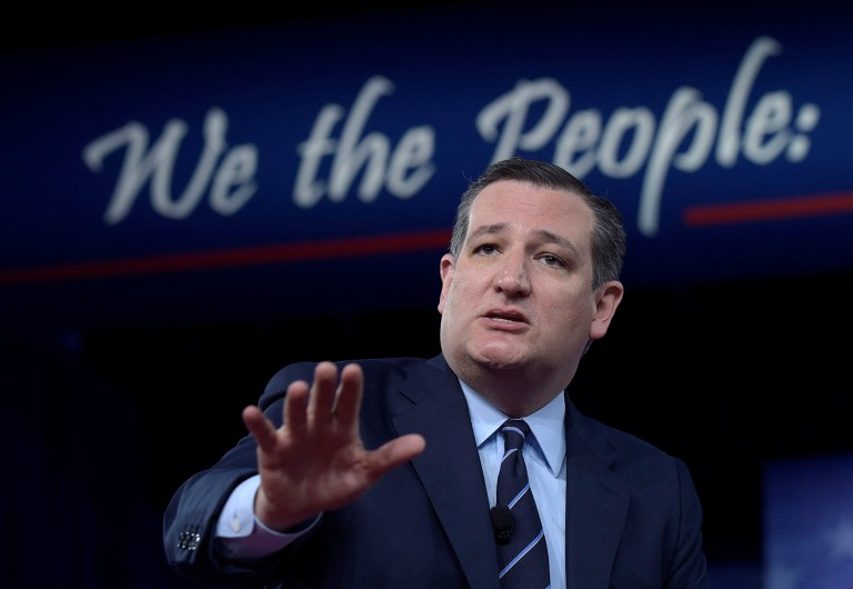 Sen. Ted Cruz, R-Texas speaks at the Conservative Political Action Conference in Oxon Hill, Md., Thursday, Feb. 23, 2017. (AP Photo/Susan Walsh)
