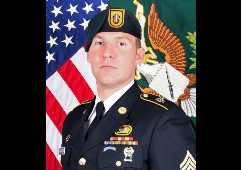 The military identified the soldier killed this week in Afghanistan as Staff Sgt. Matthew V. Thompson, a Green Beret who joined the Army in 2011. (Army Photo)