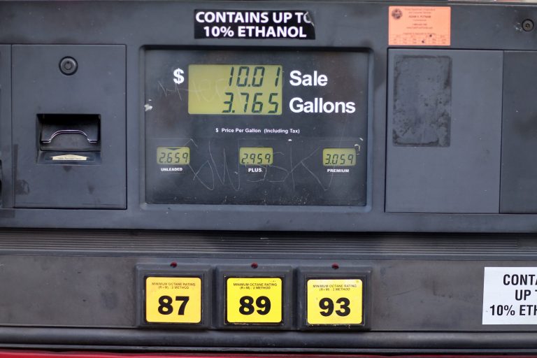 The pump displays the price of gas at the U-gas station on December 8, 2014 in Miami, Florida. According to the AAA Monthly Gas Price Report, todays national average price of gas is $2.75 per gallon, which is the lowest average since Oct. 5, 2010. (Photo by Joe Raedle/Getty images)