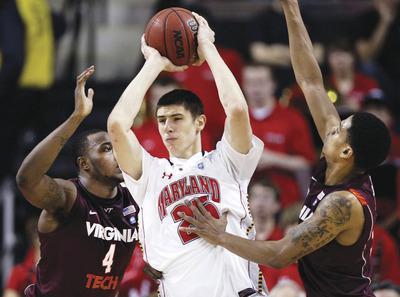 Patrick Semansky/APMaryland freshman Alex Len was limited for several games with a sprained ankle but has come on since then with 23 points and 16 rebounds combined in his last two games.