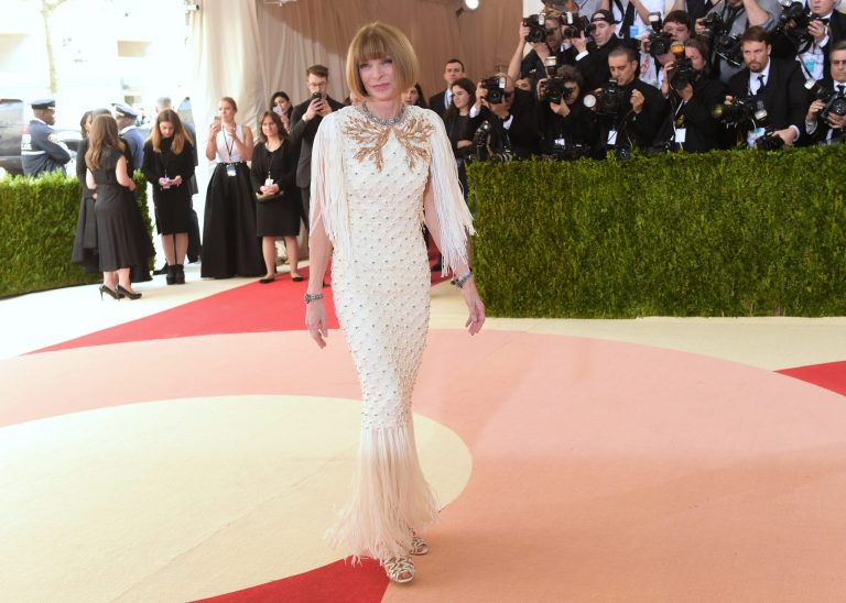 Anna Wintour has been active in Democrat politics for years, as a host for similar soirees catering to the country's cosmopolitan elite for the Clintons in the past. (AP Photo)