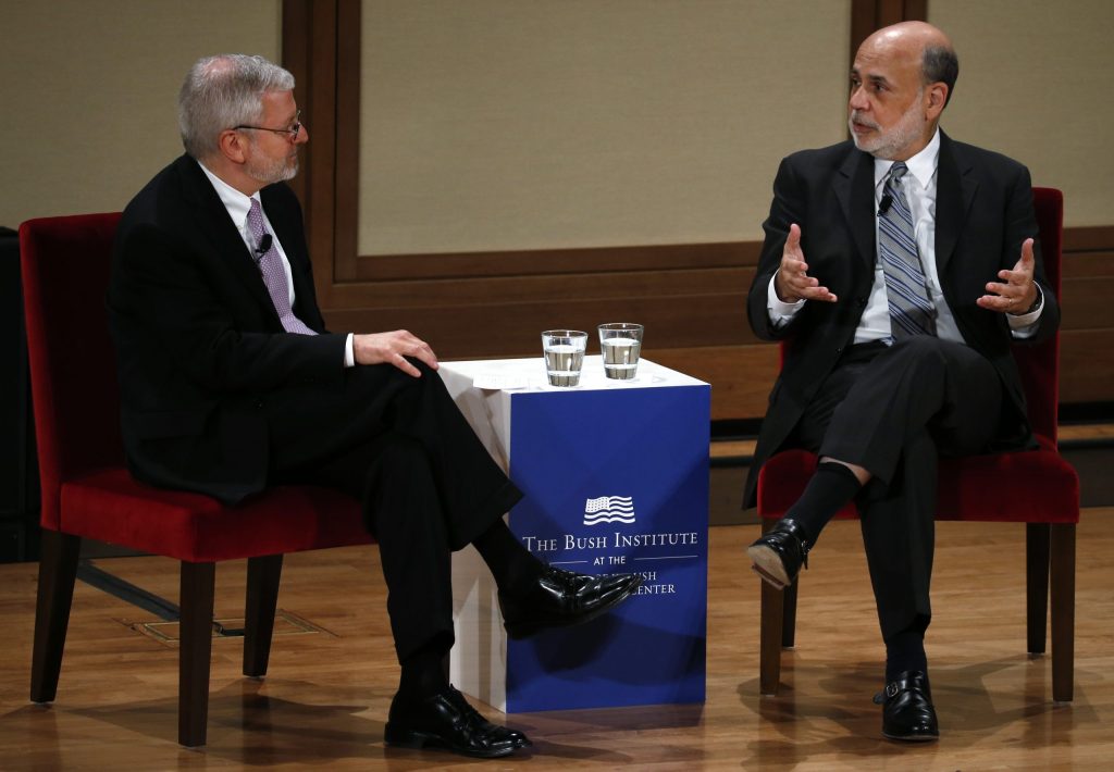 Ex-Fed chief talks ’08 crisis at Bush Institute