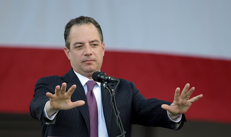 Reince Priebus, incoming president-elect's chief of staff, said Monday he doesn't think Donald Trump appointed an anti-Semite to a top role. (AP Photo/Lynne Sladky)