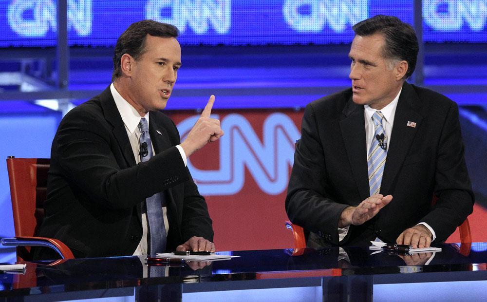 Santorum takes heat in 20th GOP debate