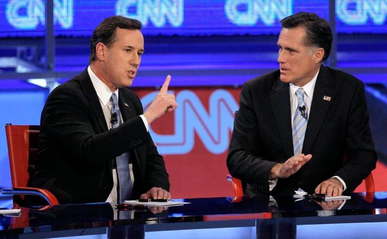 Santorum takes heat in 20th GOP debate