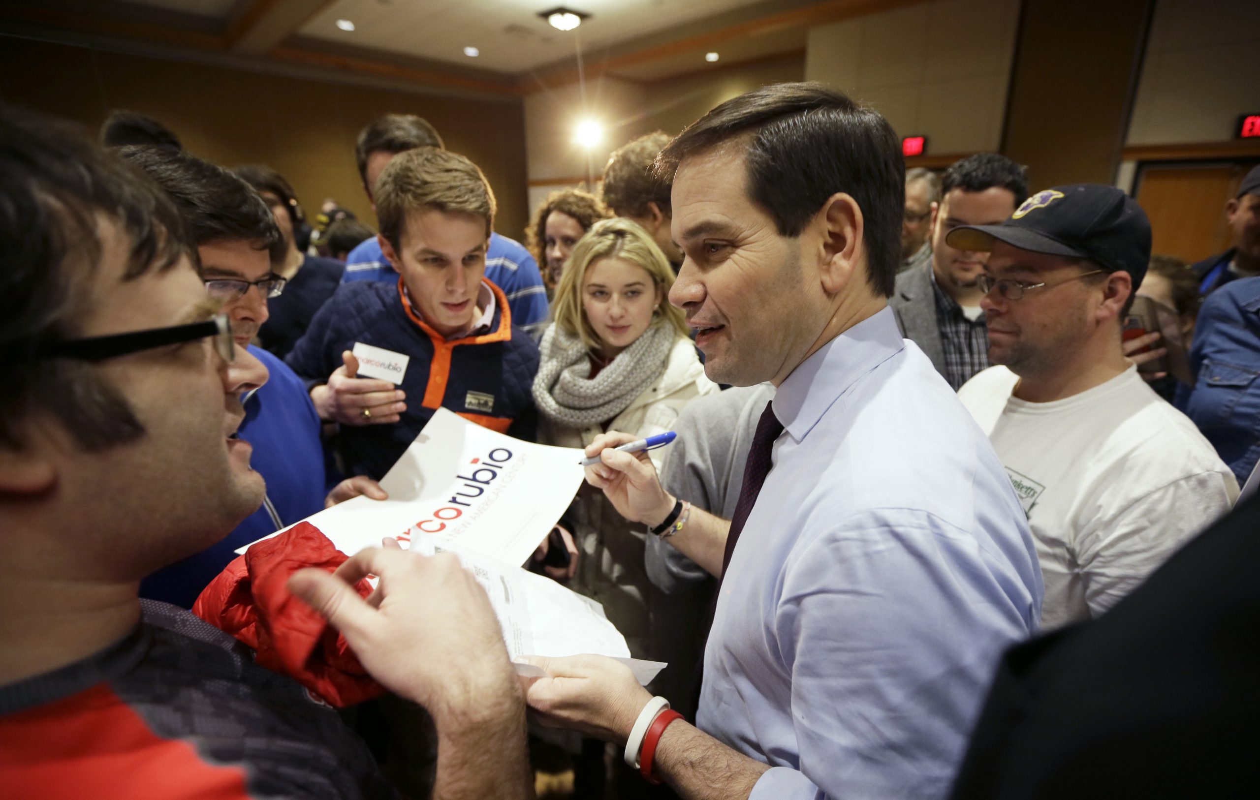 Some observations on Iowa caucus night