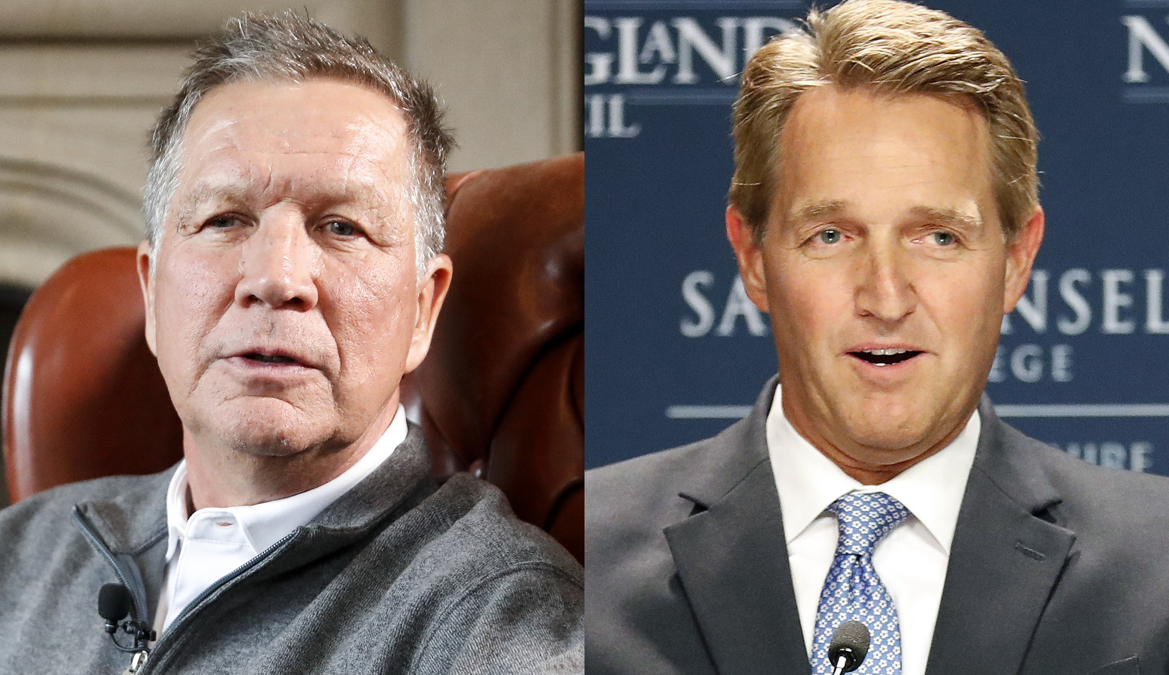 Trump goads John Kasich, Jeff Flake into challenging him in 2020: ‘I hope’ they run