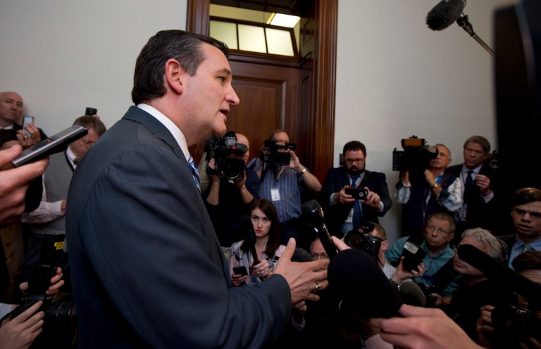 Cruz returned to Congress this week for the first time since ending his campaign. (AP Photo/Manuel Balce Ceneta)