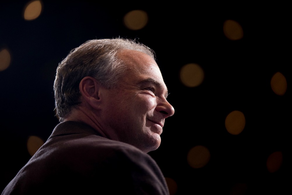 Kaine contradicts Clinton campaign chief on abortion funding