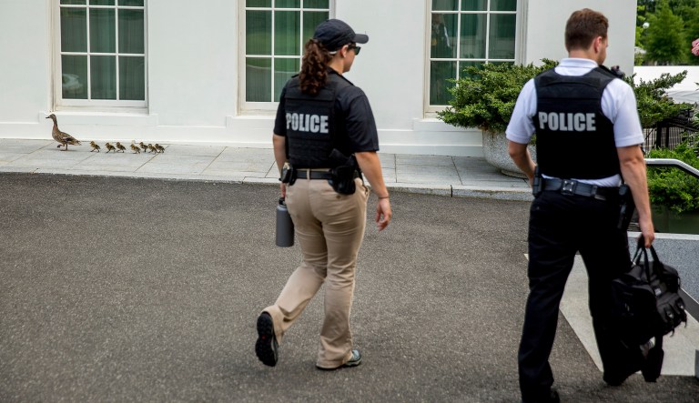A news release from the Secret Service said a special officer assigned to the Washington field office accidentally discharged his weapon while on duty. (AP Photo/Andrew Harnik)