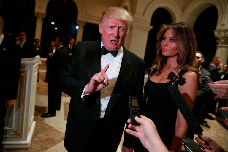 When that praise also may enrich Trump, he is using his power for self-enrichment. (AP Photo/Evan Vucci)