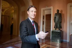 Evan Bayh gets his own address wrong
