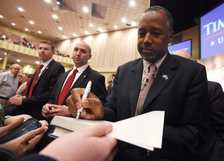 Retired Army Major General Dees is Ben Carson's senior adviser on defense and national security affairs.
		(AP Photo/Rainier Ehrhardt)