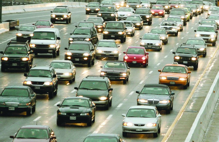 Heavy traffic on Interstate 395 (Getty Images)