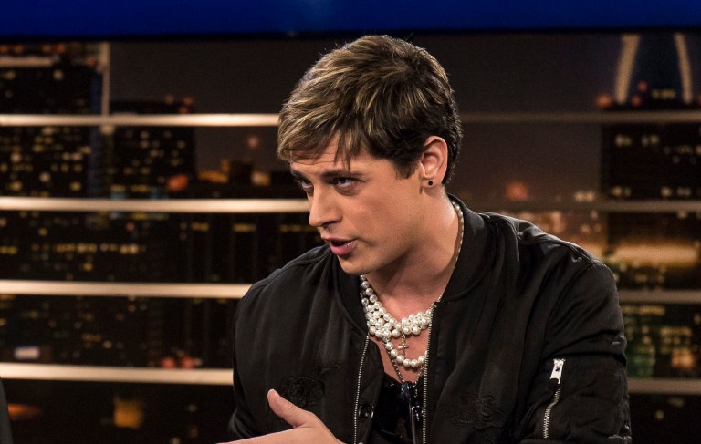 Much ink can and will be spilled analyzing CPAC's decision to disinvite Yiannopoulos from speaking this week. (Janet Van Ham/HBO via AP)
