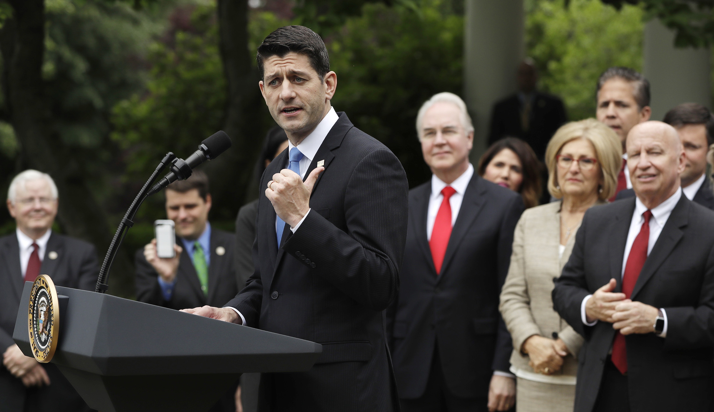 Paul Ryan gets air cover after passing healthcare bill