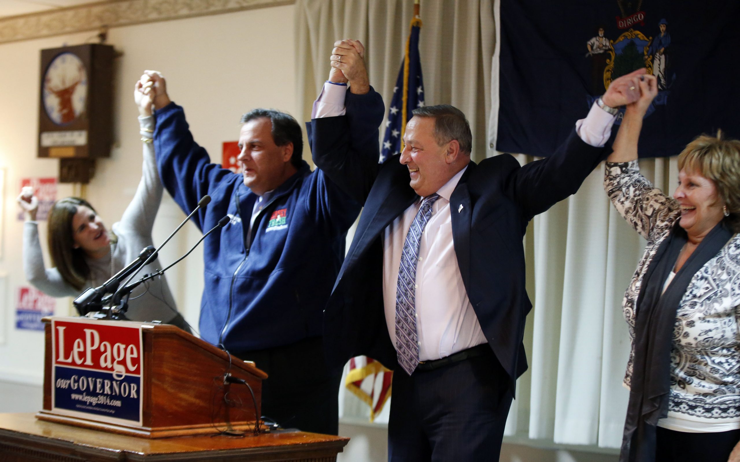 Christie defends LePage after racial remark