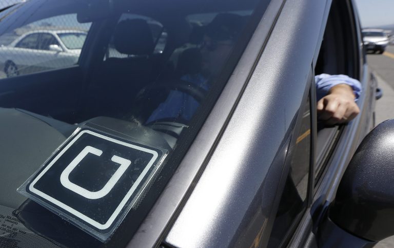 Uber is twice as fast as taxi service and about half the cost of a regular taxi, according to a new study of the company's ride-sharing app conducted in Los Angeles. (AP Photo/Jeff Chiu)