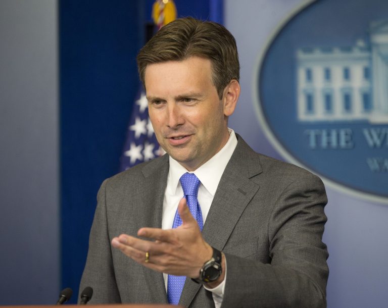   White House principal deputy press secretary Josh Earnest answers questions during his daily news briefing at the White House in Washington, Monday, Aug., 19, 2013. For the Obama administration, thereâs a new wrinkle that could further complicate ties with post-coup Egypt: the possible release of the countryâs jailed former leader, Hosni Mubarak. For nearly three decades, the U.S. propped up Mubarak and the Egyptian military with financial and military support. In exchange, Egypt helped protect U.S. interests in the region, including a peace treaty with Israel. 