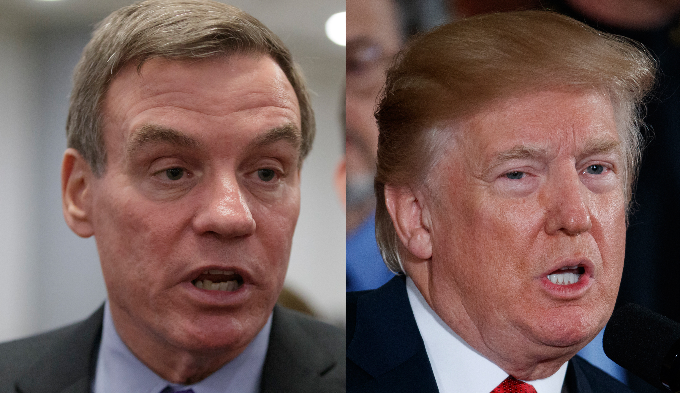 Mark Warner urges Congress to ‘make it clear’ that Trump issuing pardons from Russia probe is ‘unacceptable’