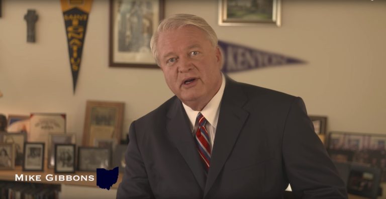 Republican Mike Gibbons will face Democratic Sen. Sherrod Brown, D-Ohio, in November. (Screengrab/Mike Gibbons)
