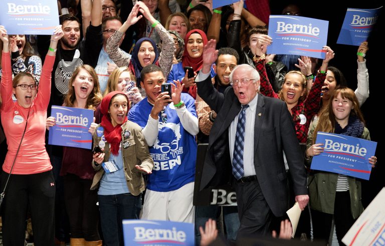 While Sanders' plan is more relaxed than Clinton's, Clinton polls higher among Latino voters and minorities. (AP Photo/David Goldman)