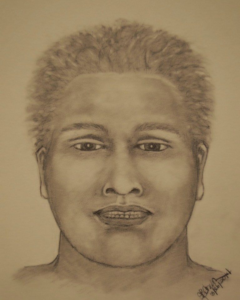 This sketch provided by the Prince George's County, Md., Police Department shows a man whom authorities allege sexually assaulted a 95-year-old woman in her Riverdale, Md., home. The suspect is described as Hispanic or Asian, in his 20s, about 5 feet, 2 inches tall and weighing 150 pounds. He has dark, curly hair. Police say a reward of up to $25,000 is being offered for information leading to the arrest and indictment of the suspect. (AP Photo/Prince George's County, Md., Police Department)