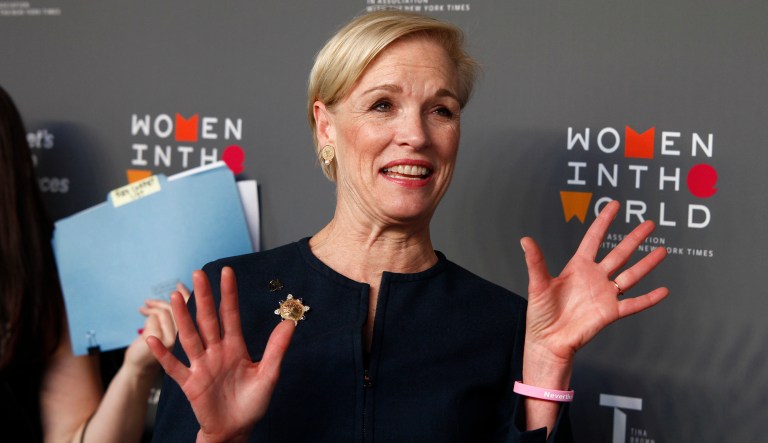 People magazine's profile makes no mention of the 328,348 abortion procedures Planned Parenthood carried out under Richards' leadership last year. (Photo by Andy Kropa/Invision/AP)
