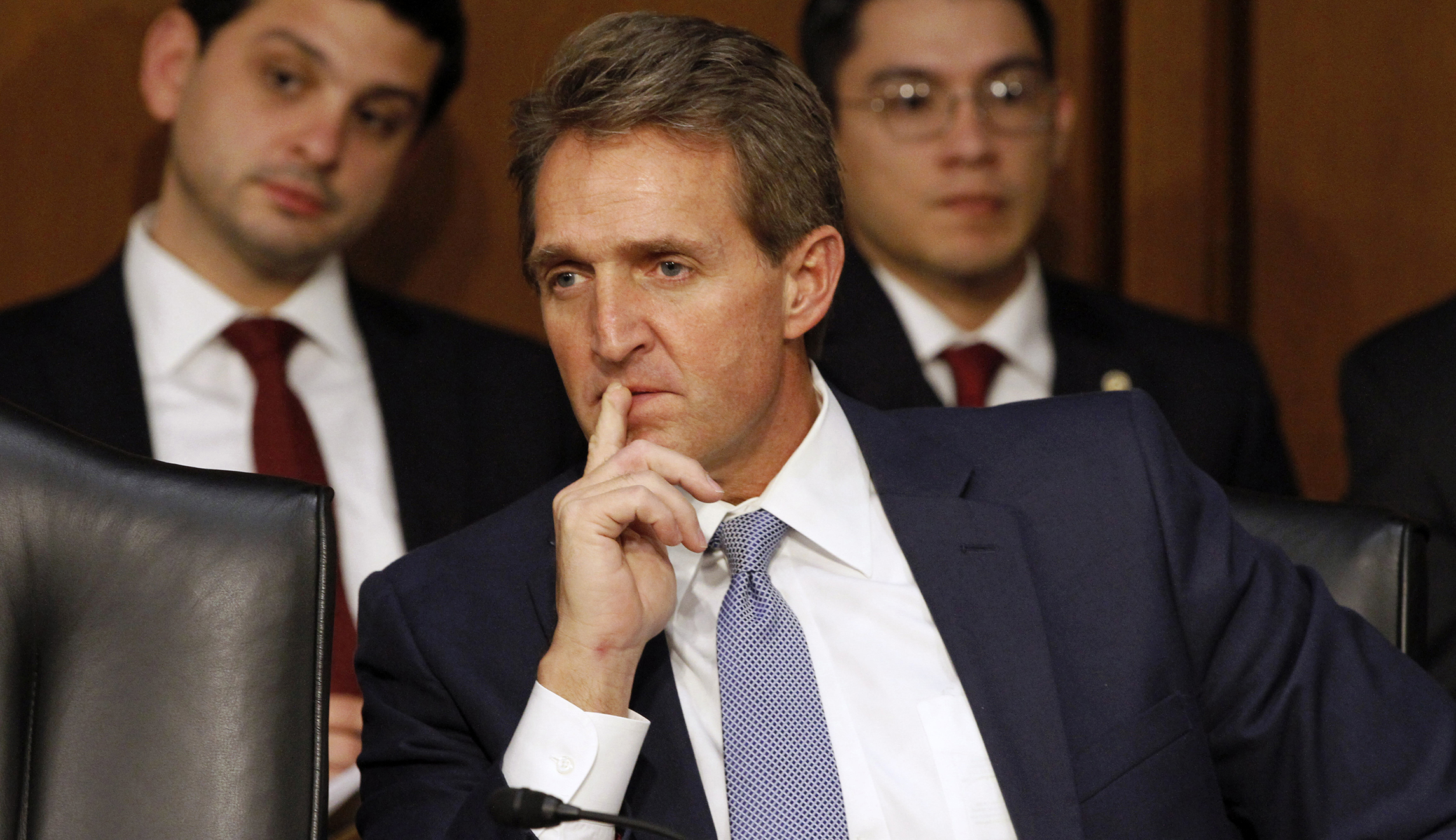 Jeff Flake calls Trump ‘nuclear button’ tweet ‘disturbing’