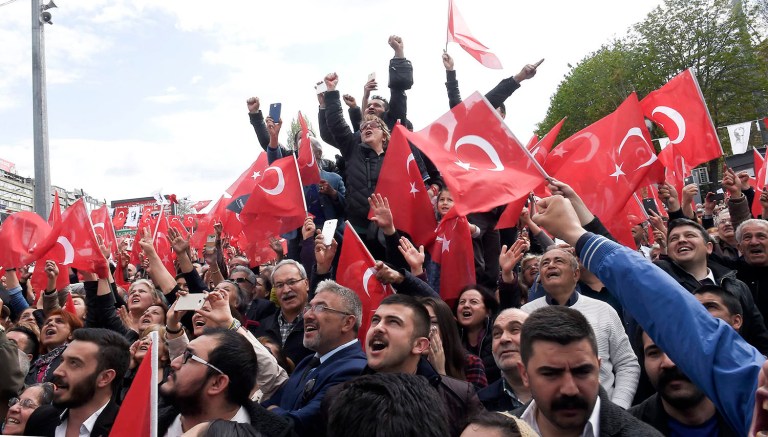 There are serious irregularities in the Turkish referendum vote. (AP Photo)