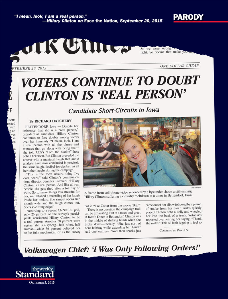 Hillary Blows a Fuse