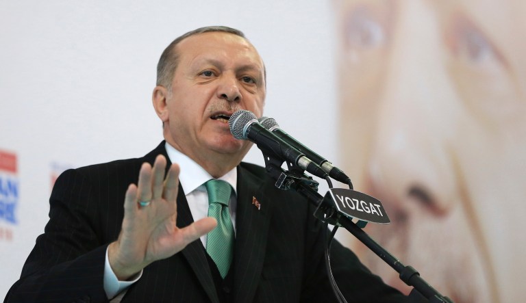 Turkish President Recep Tayyip Erdogan threatened U.S. soldiers with an 