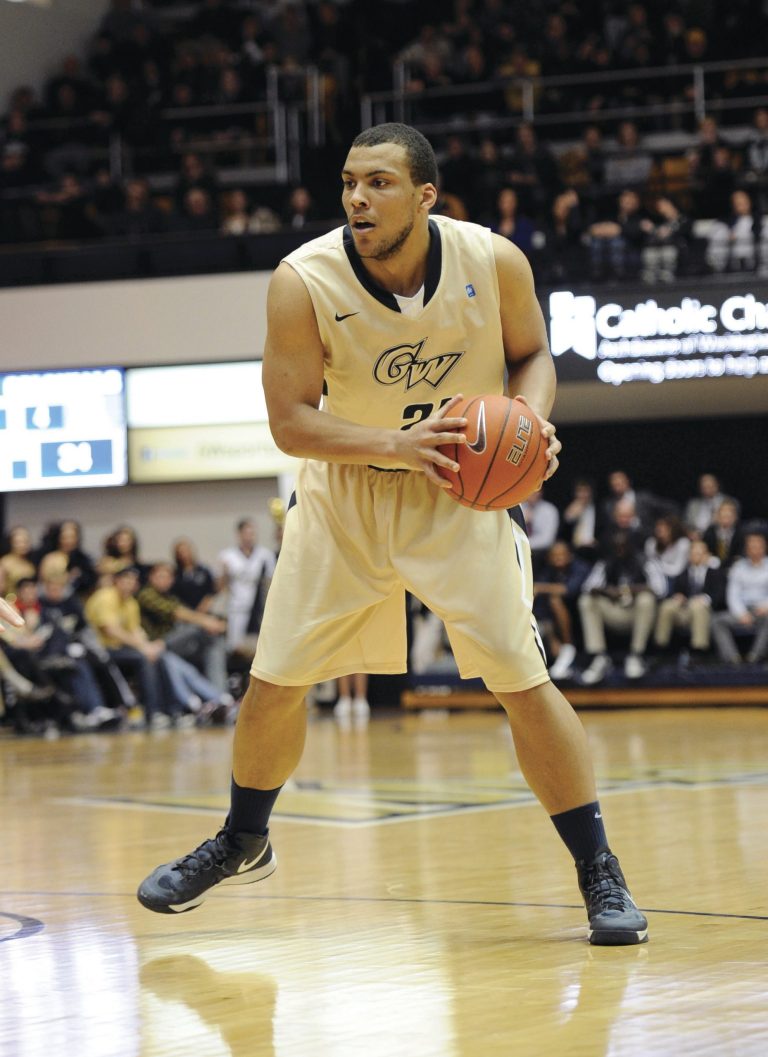 Nick Wass/AP
Kevin Larsen, a 19-year-old forward from Denmark, is one of four freshmen starting for George Washington this season.