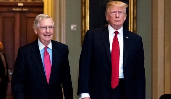 McConnell kept the filibuster despite heated pressure from Trump