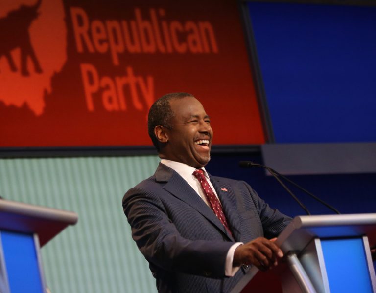 Ben Carson had long ago decided to campaign in Iowa this weekend when the Iowa Straw Poll remained on the calendar. (AP Photo/Andrew Harnik)