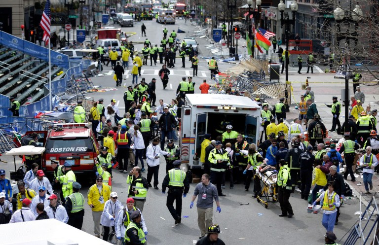 The success of a terrorist attack is dependent on the media showing the images, giving the attack a worldwide venue. (AP Photo/Charles Krupa, File)