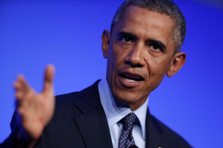 President Obama speaks at a news conference at the NATO summit at Celtic Manor, Newport, Wales, Friday. (AP Photo/Charles Dharapak)