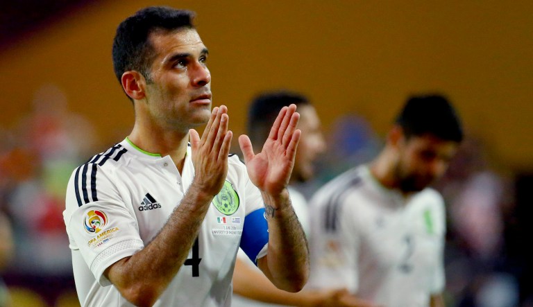 Rafa Marquez is one of 22 individuals who were sanctioned on Wednesday. (AP Photo/Matt York)
